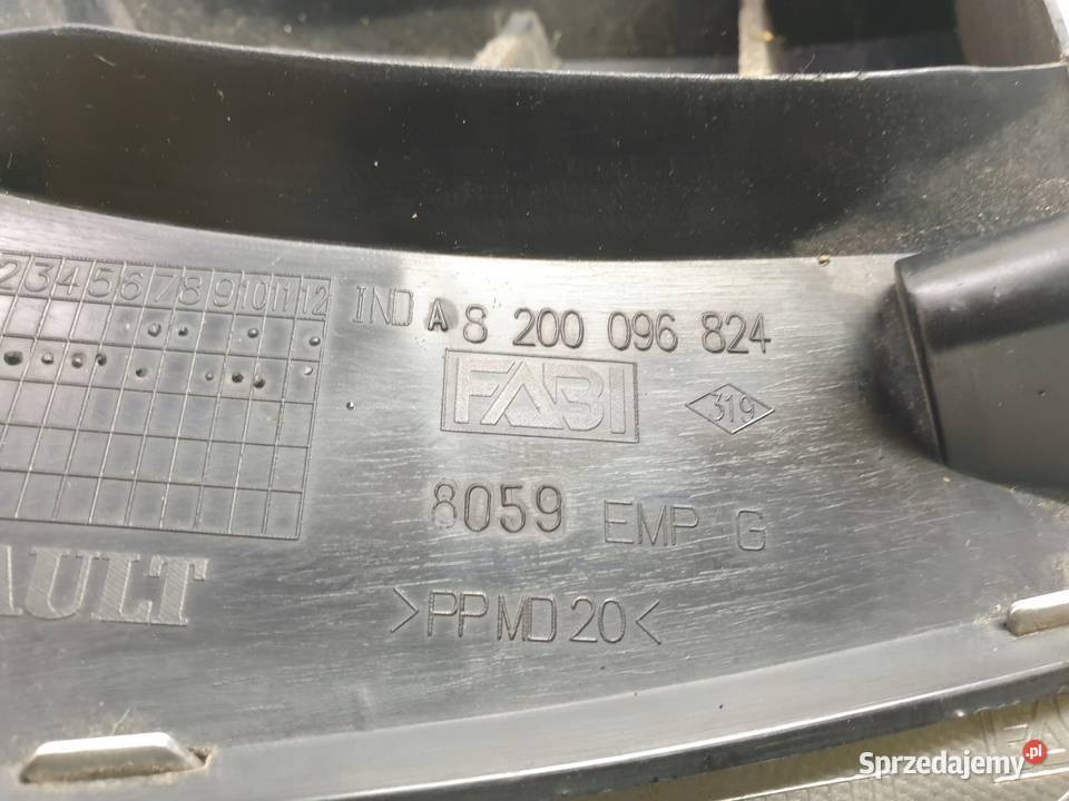 Renault Vel Satis LEWA ATRAPA CHŁODNICY Grill osobowe lubelskie