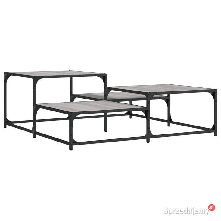 Stolik kawowy szary dąb sonoma 107x107x40 Warszawa