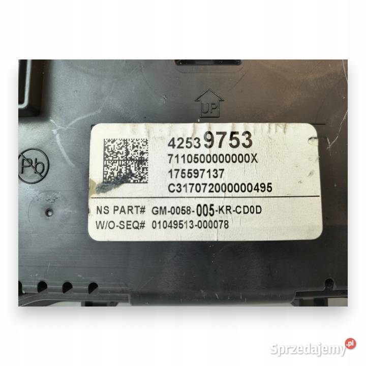 LICZNIK ZEGARY 42539753 Opel Mokka 16 CDTI Chełm sprzedam