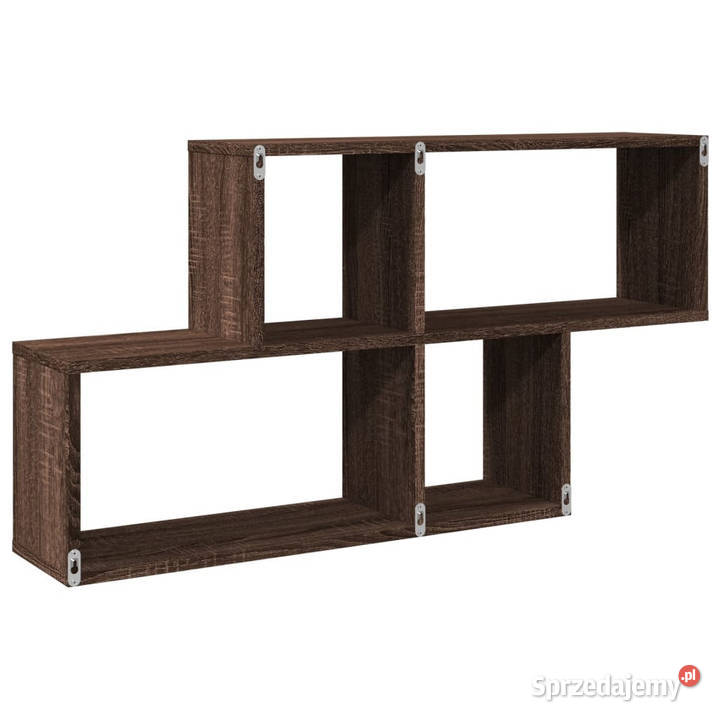 Półka ścienna brązowy dąb 100x20x53 WM848023 Półki Warszawa
