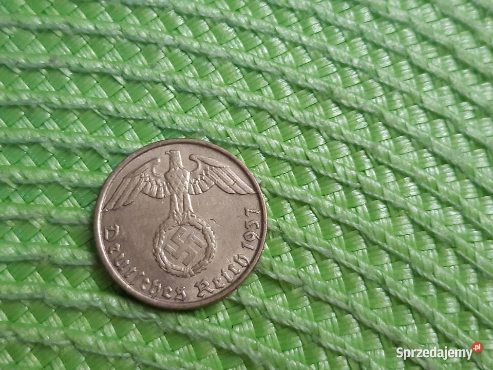 moneta Niemiec 5pf z 1937r
