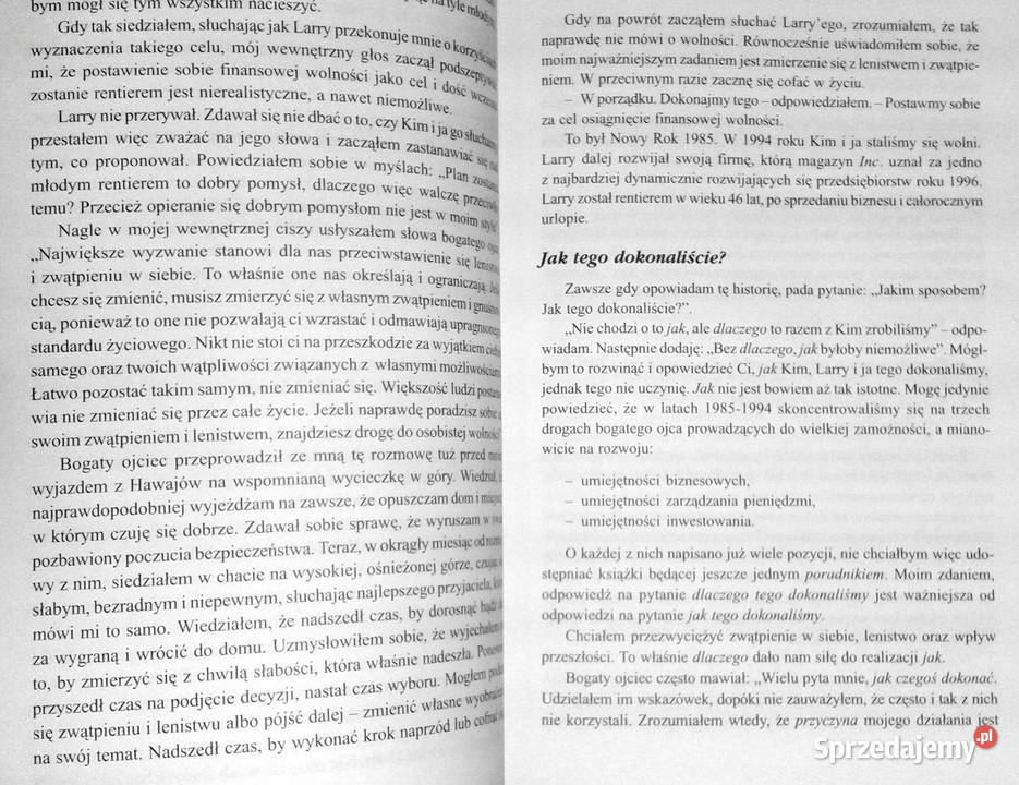 Młody bogaty rentier Robert T Kiyosaki Sharon L lubelskie