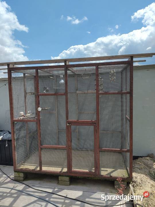 Woliera klatka papug 2m x 2m x 1m Dla ptaków Knurów