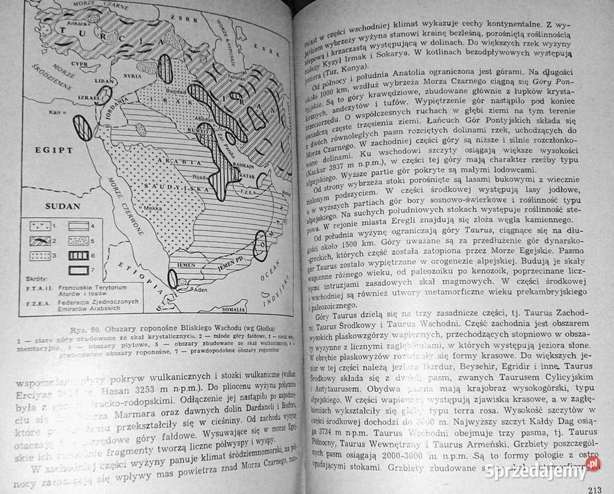 Geografia fizyczna Części świata Zarys Pozostałe sprzedam