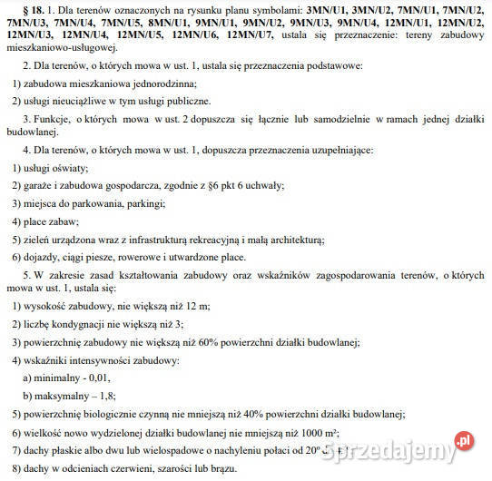 BEZPOŚREDNIO mieszkaniowousługowa 5450m2 DK50 Jadów