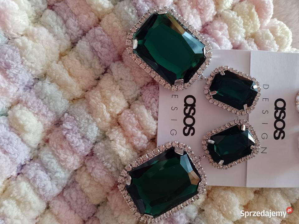 ASOS Wytworne duże bogato zdobione Kolczyki NOWE Dodatki małopolskie Kraków