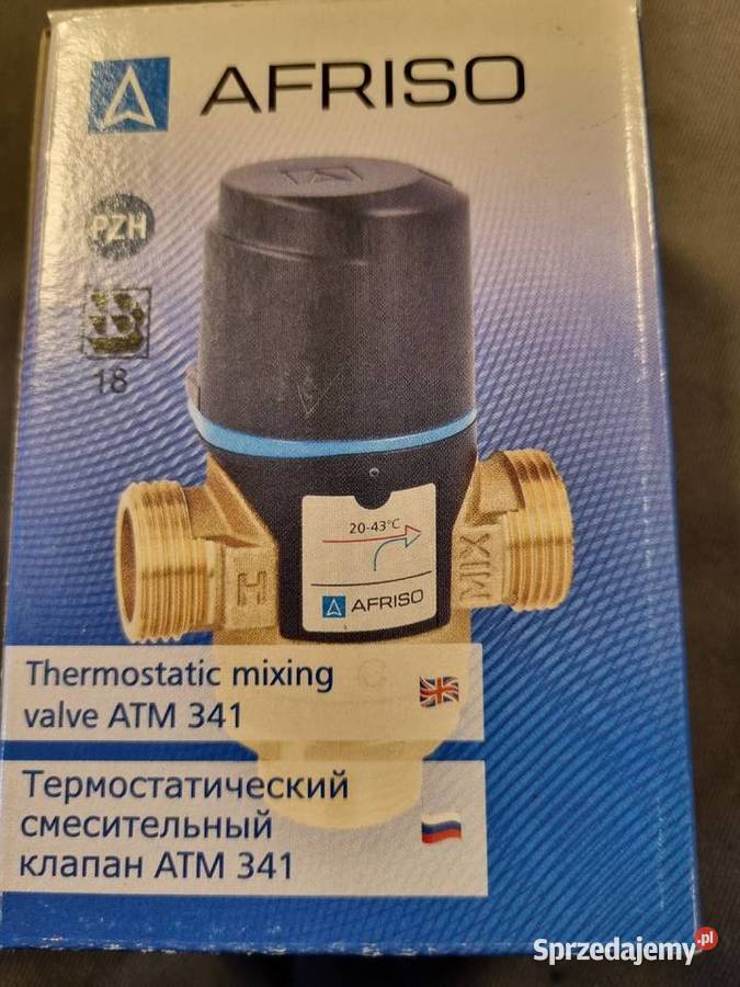 Zawór termostatyczny mieszający AFRISO 3x34 gz Sępólno Krajeńskie