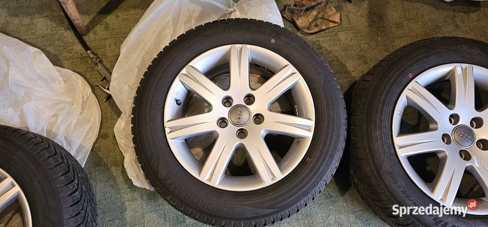 Alufelgi z AUDI A6 C6 20560R16 Yokohama Opony i felgi Kodeń