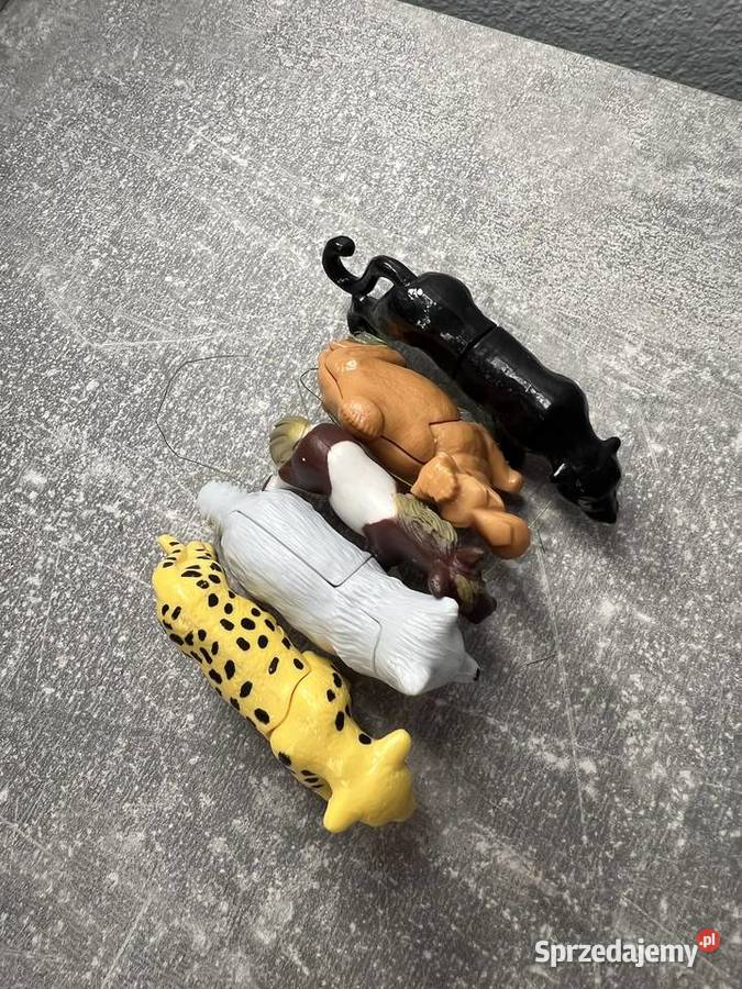 Zestaw 5 figurek figur zwierząt zwierzątek