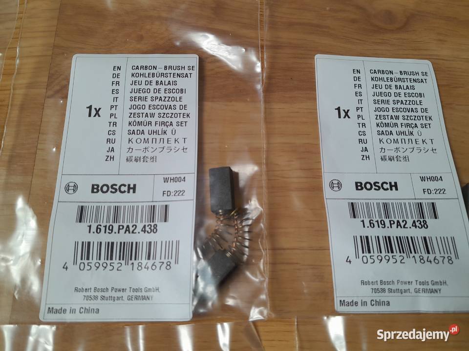 Szczotki węglowe klucza Bosch GDS18E szlifierki Polkowice sprzedam