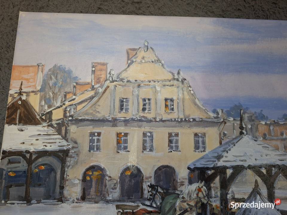 Obraz 40x30 Artur Orłowski Kazimierz Dolny Rynek Malarstwo Kielce