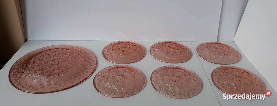 Zestaw 61 talerzyki talerz Stokrotki Primavera Porcelana i szkło Dąbrowa Górnicza