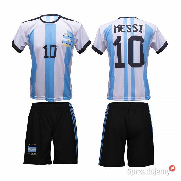 koszulka komplet strój MESSI 10 Argentyna Piłka nożna Kraków