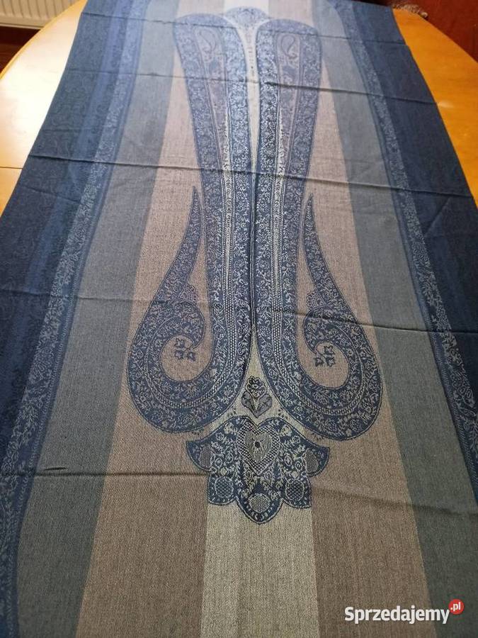 Szal damski 188x68kaszmir z jedwabiem Dodatki Tczew