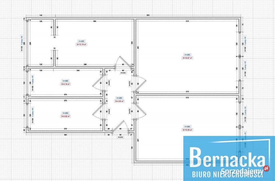 Mieszkanie 3pojowe na Hallera