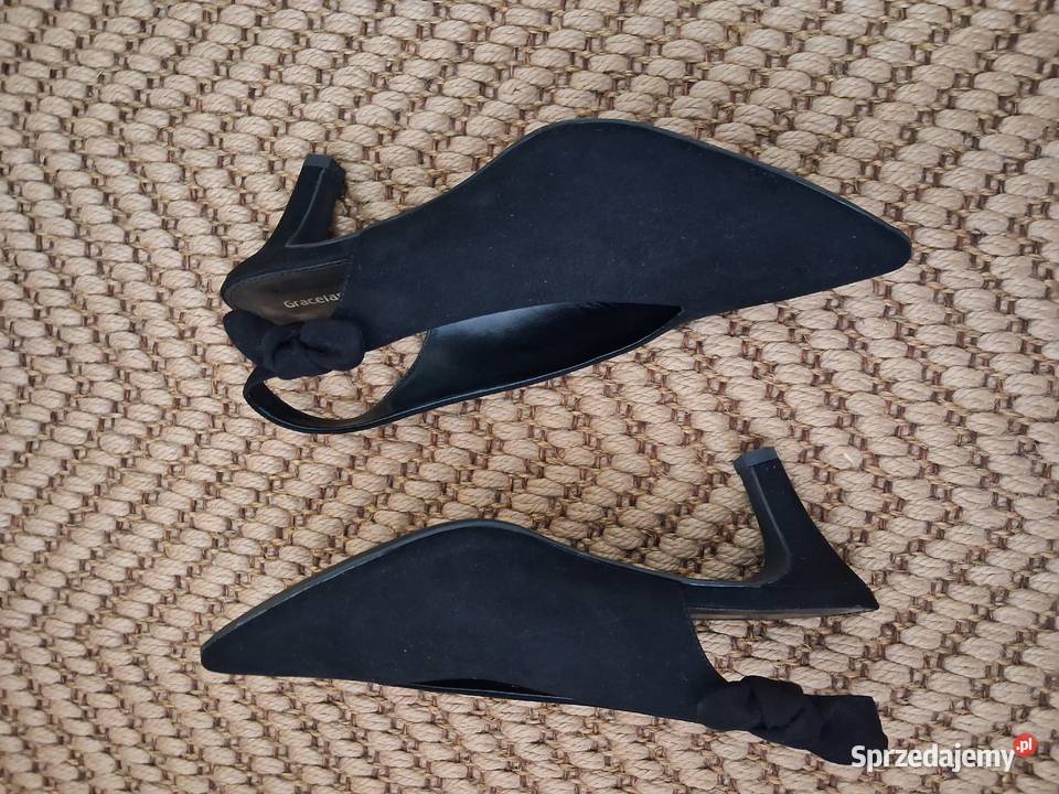 Buty na obcasie czarne nowe Chorzów
