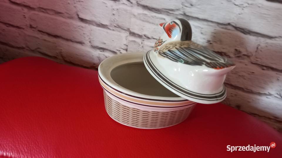 Kaczka w porcelanowm koszu Warszawa