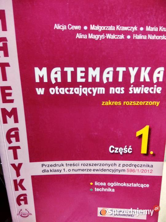 Matematyka w otaczającym nas świecie 1 Warszawa