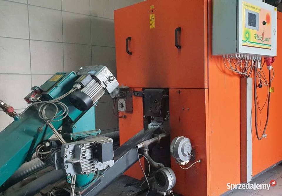 HEIZOMAT 100kW piec z podajnikiem na biomasę Gorlice