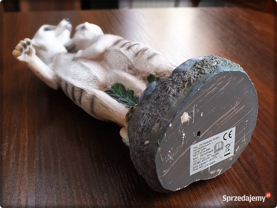 Rzeźba stojąca Surykatka i jej dziecko Ozdoba lubuskie Żary