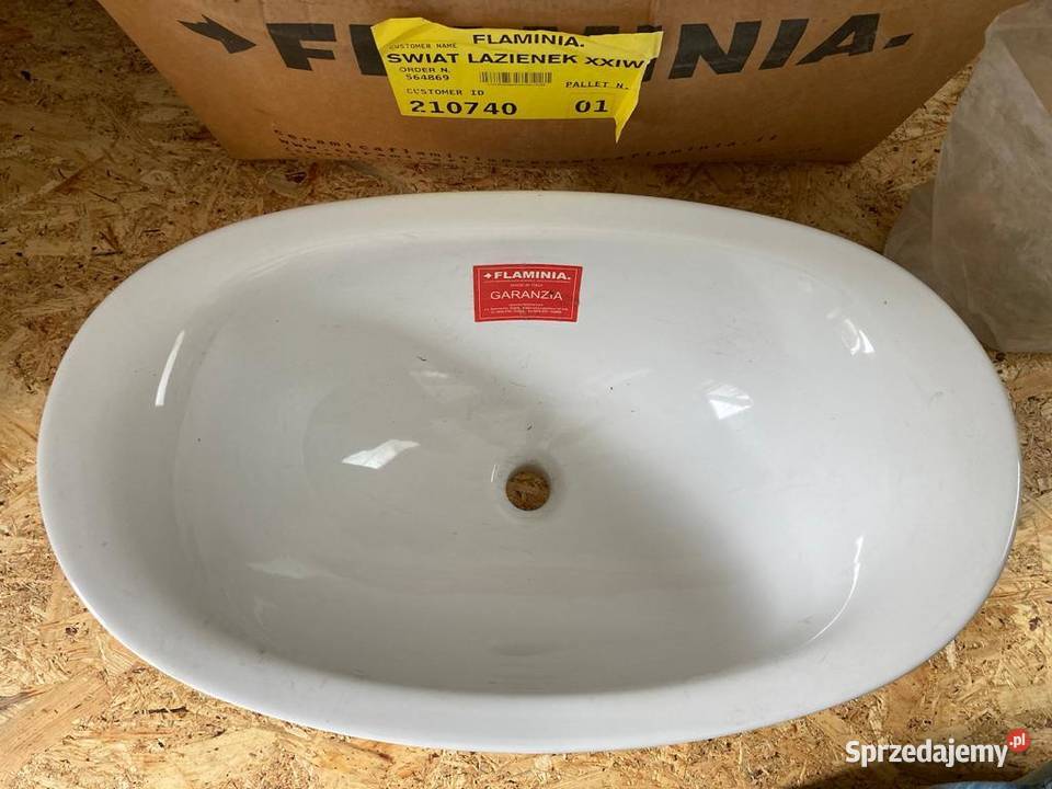 Umywalka NOWA Flaminia IO wpuszczana 75x45x28 2