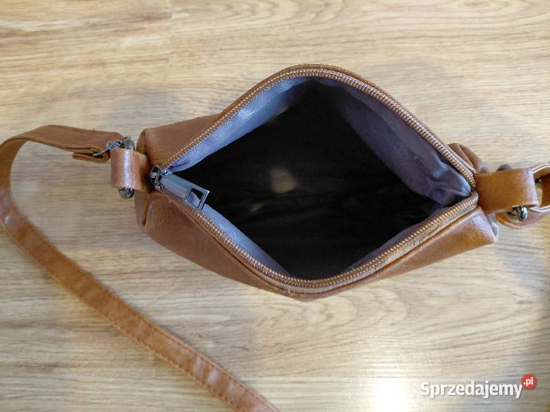 Mała brązowa torebka na ramię crossbody Do ręki
