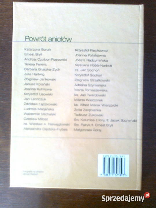 POWRÓT ANIOŁÓW Antologia opr ks Niewęgłowski Warszawa