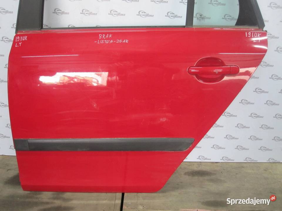 SKODA FABIA II drzwi lewe tył osobowe