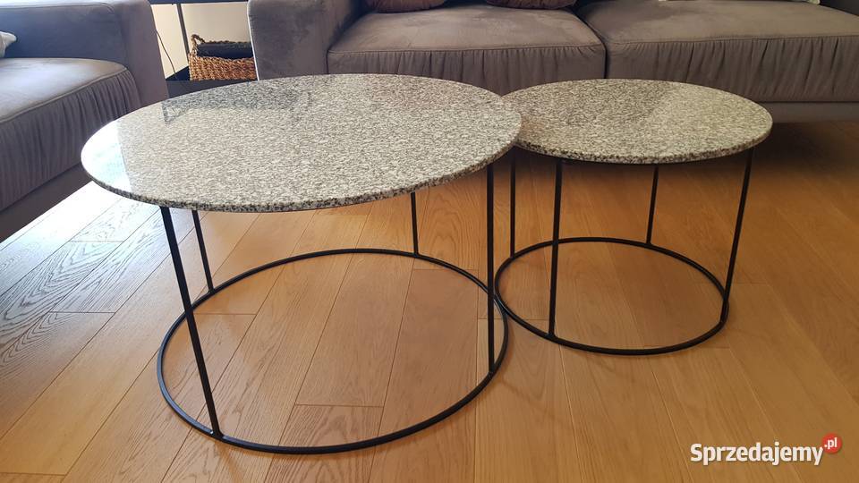 Stolik kawowy z blatem granitowym Pabianice