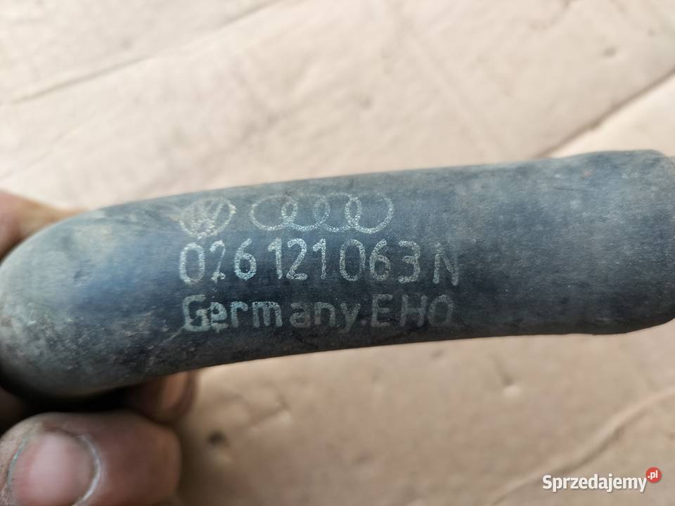 AUDI 80 B3 B4 026121063N RURA WĄŻ PRZEWÓD WODNY