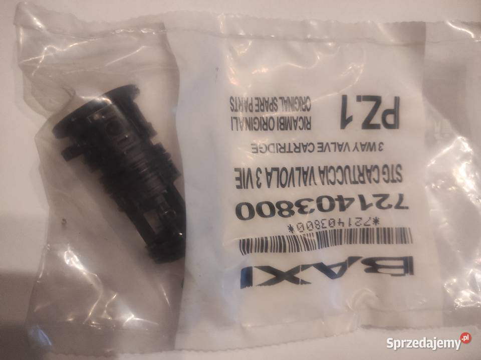 Zawór 3Drogowy Wkład Baxi DuoTec 721403800 Kotły i Piece CO Liszkowice