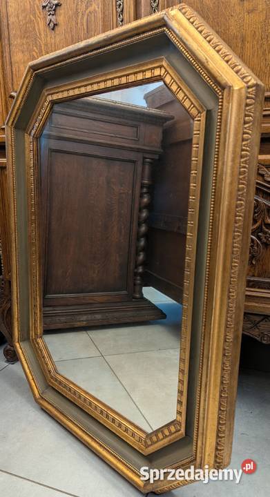 Piękne włoskie drewniane złocone lustrosklep Dąbrowa Górnicza