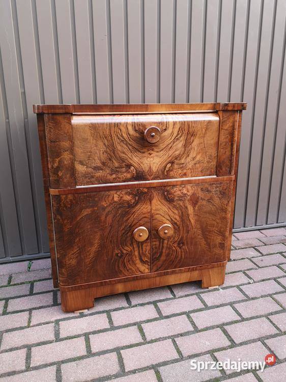 Komoda Szafka ARTDECO Orzech Gramofon Na Płyty wielkopolskie Swarzędz