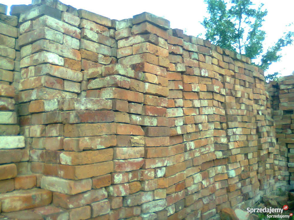 czerwoną wypalaną cegłę z rozbiórki Materiały budowlane
