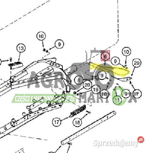1309114C2 B95415 1309114C1 ŁOPATKA CNH