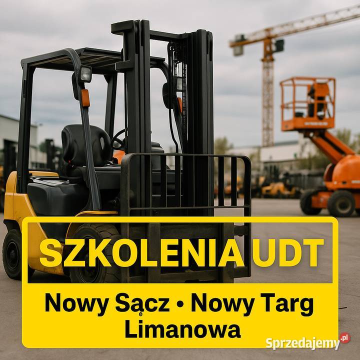 Kursy UDT Limanowa wózki ładowarki HDS zwyżki