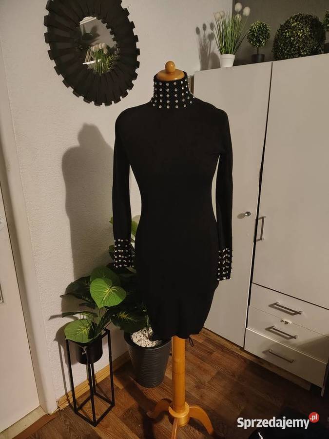 Sukienka czarna sweter Koszalin