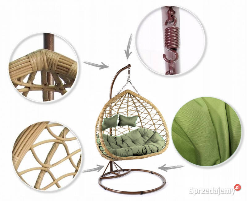 Fotel wiszący ROSE wysyłka Skawina