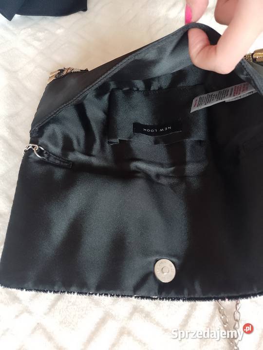 Bogato zdobiona torebka listonoszka wieczorowa z Moda i Styl Kraków