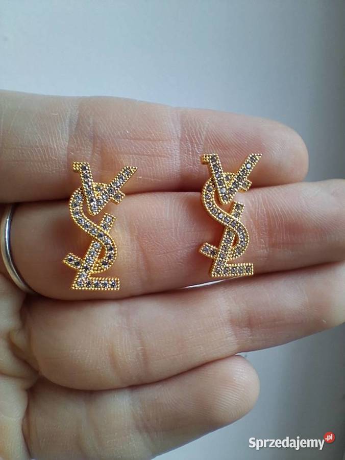 Kolczyki złote diamenciki Wrocław