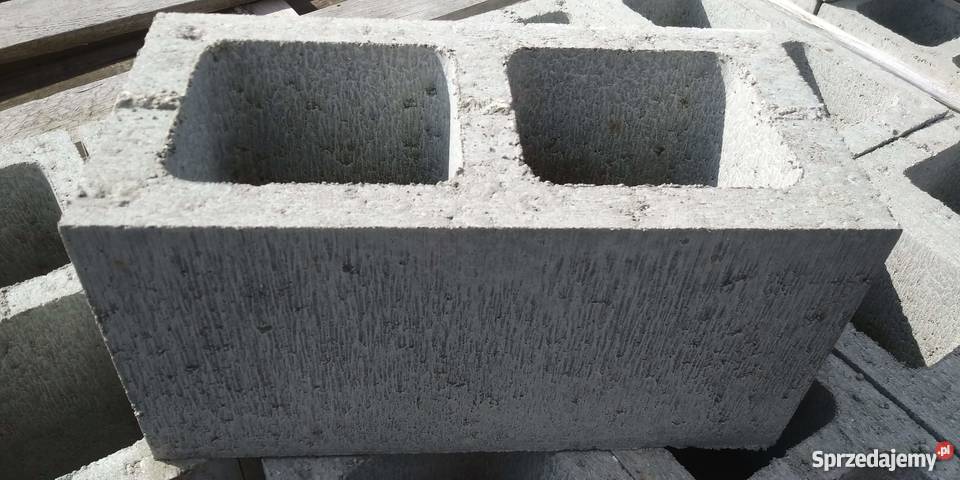 Pustak betonowy konstrukcyjny ogrodzenia pustaki bloczki bet