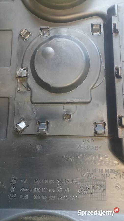 Osłona Górna Silnika 038103925DS Audi A4 Biała