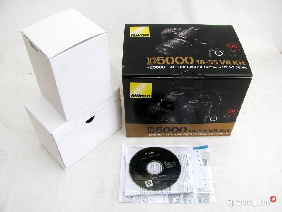 Karton oryginalne opakowanie Nikon D5000 Pozostałe Szczecinek
