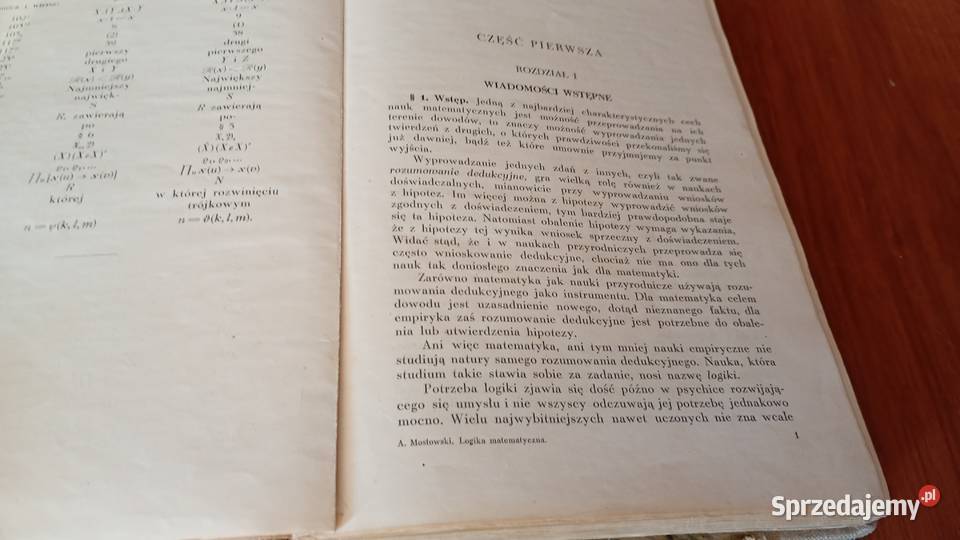 Logika matematyczna kurs uniwersytecki Andrzej tradycyjny podręcznik Gdańsk sprzedam