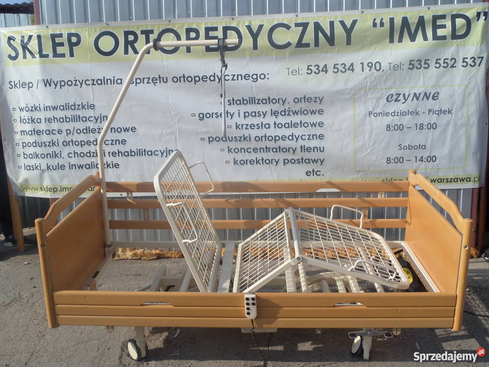 Wynajem Łóżek Rehabilitacyjnych elektrycznych mazowieckie Warszawa