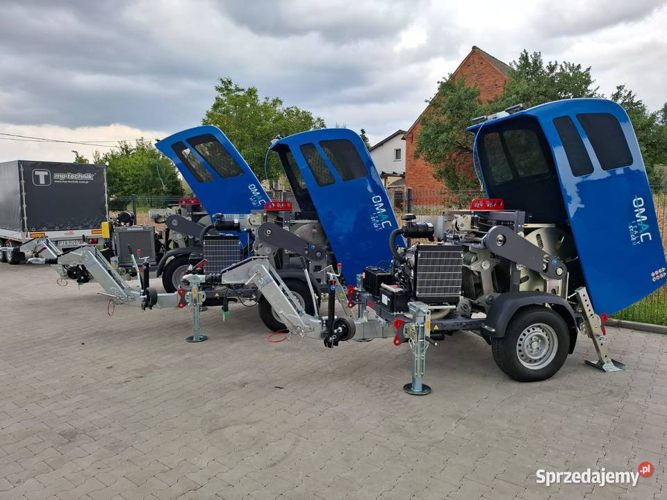 Wciągarka linowa do kabli OMAC UP40 4 tony 40 kN Cielcza sprzedam