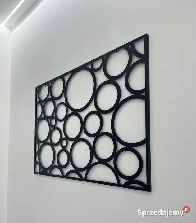 Czarny dekor Glamour 120x80 lustro ścienny meble Nowy Sącz