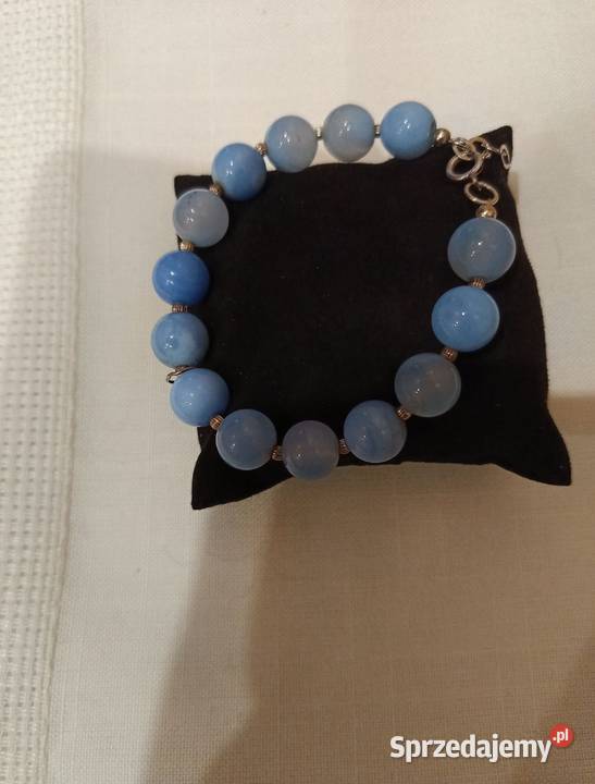 Bransoletka z agatem blue Koszalin