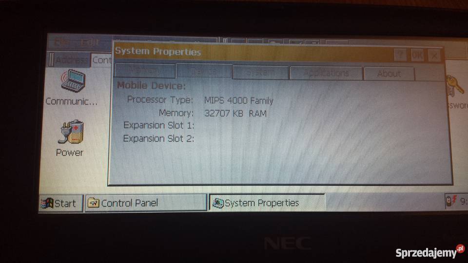 NETBOOK NEC MobilePro 780 Mały Netbook Komputery Kraków