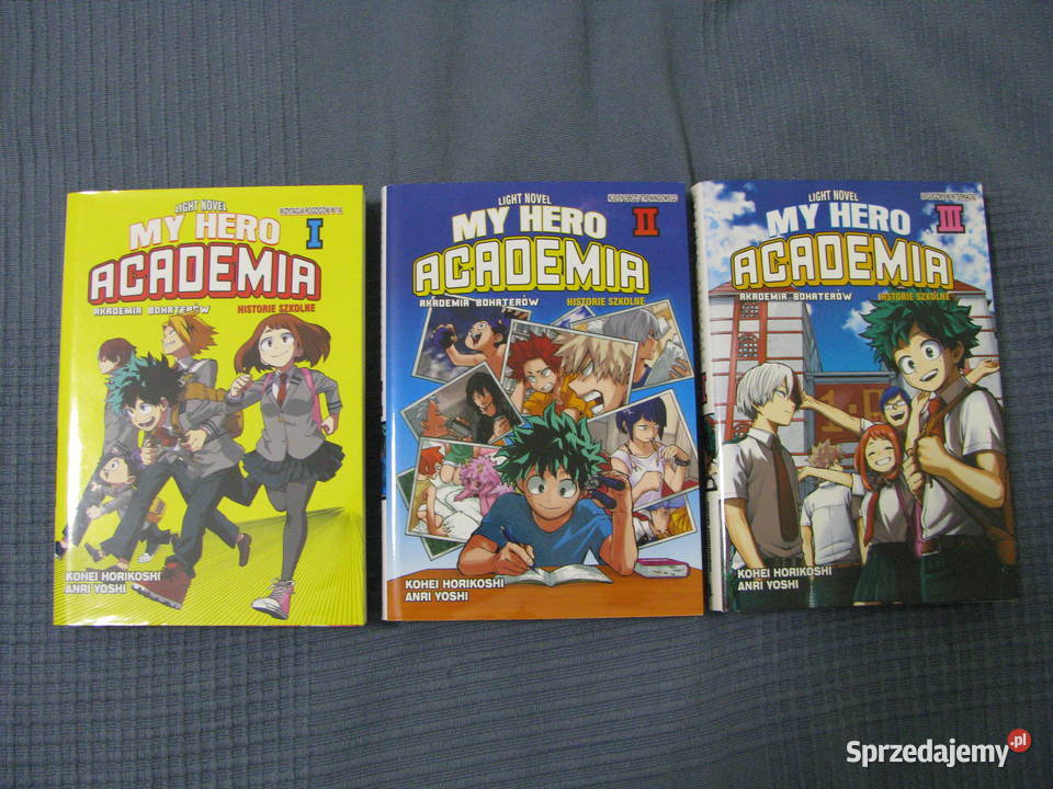 My Hero Academia Light Novel Historie szkolne Kultura i Rozrywka Trzebinia